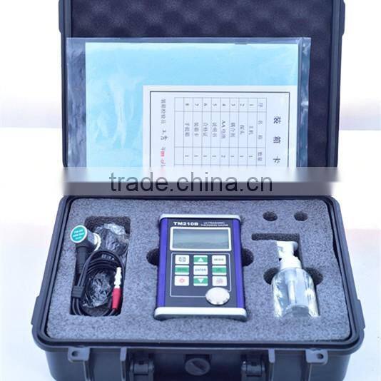 Metal housing USB software to PC Portal Accuracy Ultrasonic thickness gauge manufacture for metal test