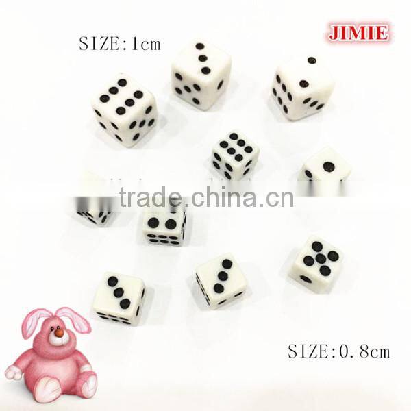 8mm high quality acrylic normal dot mini dice