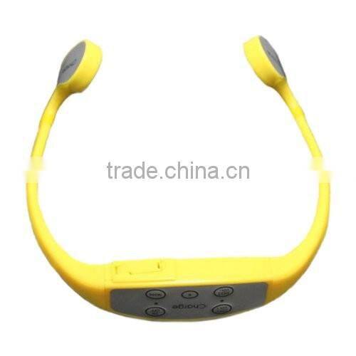 4GB Waterproof Bone Conduction Headset Sports Headset Mp3 with USB 2.0 Port