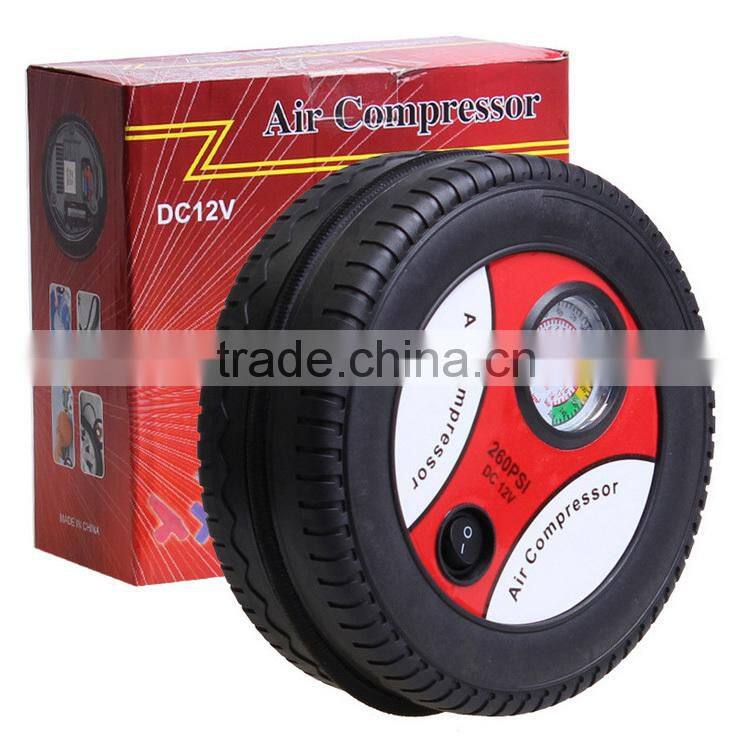 China 12V car portable air Compressor - 8 Minutes per tire inflator