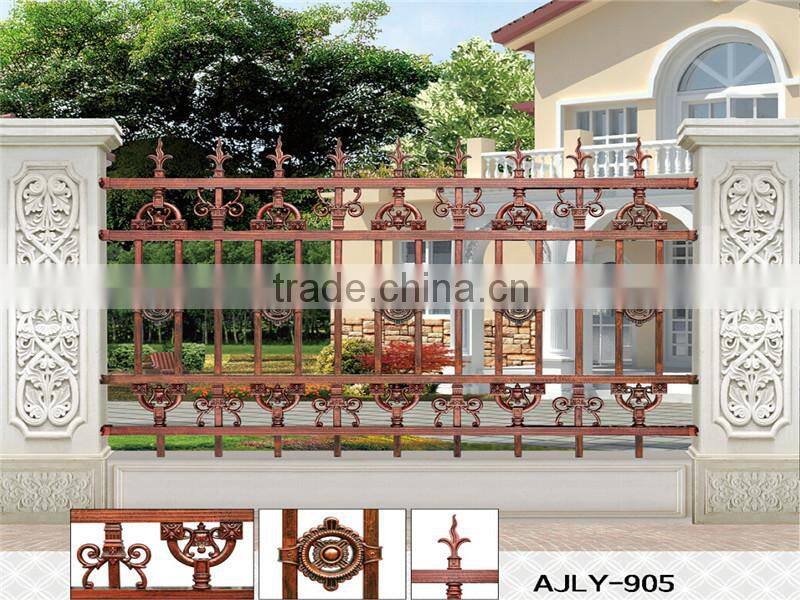 AJLY-905 Alibaba express Decorative modern aluminum fence and gates