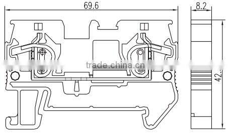10 AWG clip spring speaker terminal connector