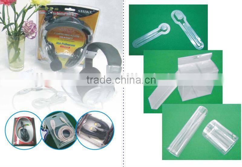 Printed Plastic Cylinder clamshell