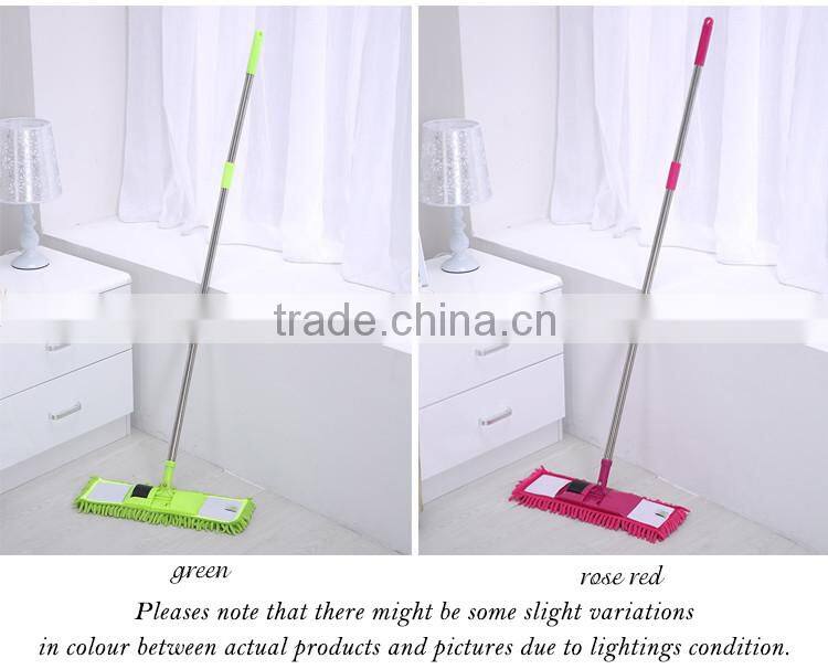 New item hand press flat cleaning mop & round spin mop