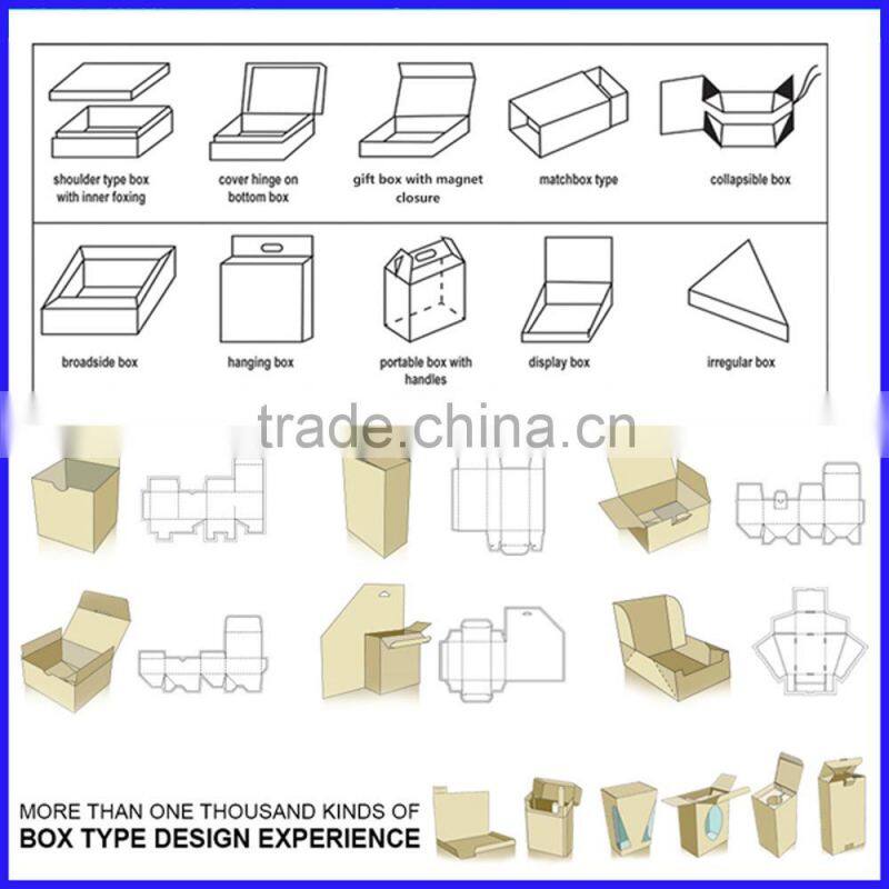 High quality custom printed paper cosmetic box packaging