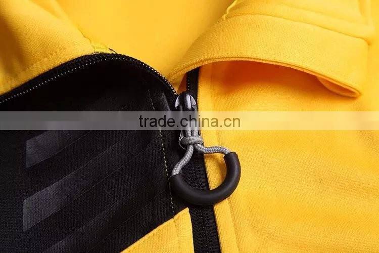China custon made printed Breathabel polyester zip up soccer jacket Sports Jacket