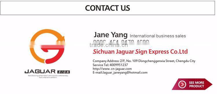 China custom metalized 3d acrylic plastic waterproof frontlit led channel letter sign