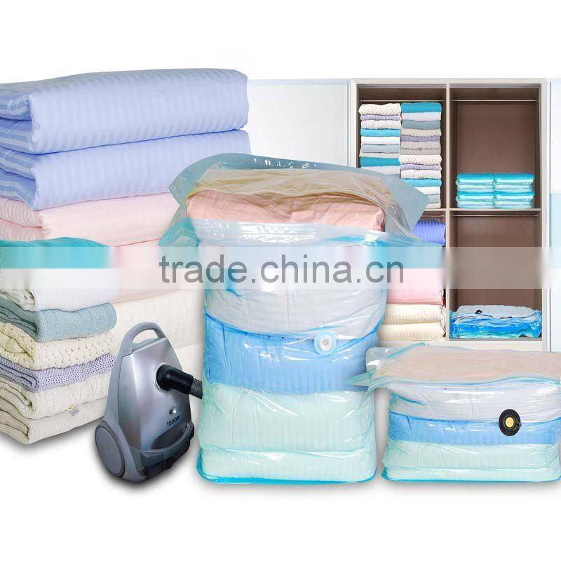 Cube vacuum storage bag for saving space