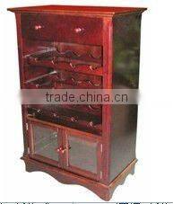wooden wine rack cabinet
