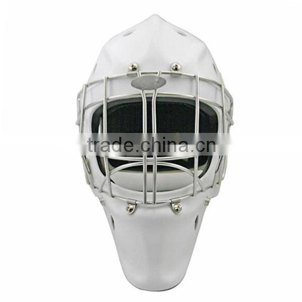 2016 innoviated ABS PE foam Field Hockey & ice hockey Goalie Helmet with good quality custom logo