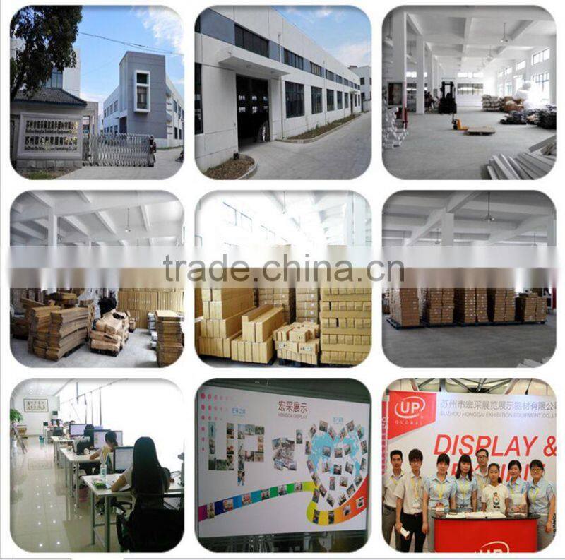 Aluminum display stand with fashionable design, Adjustable display