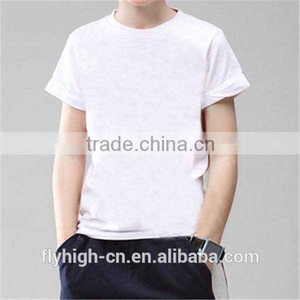 factory production high quality logo printed cotton kids t shirt
