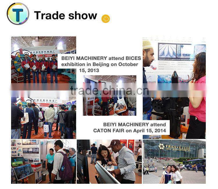 excavator attachment hydraulic square concrete pile cutter machine for pile breaking project