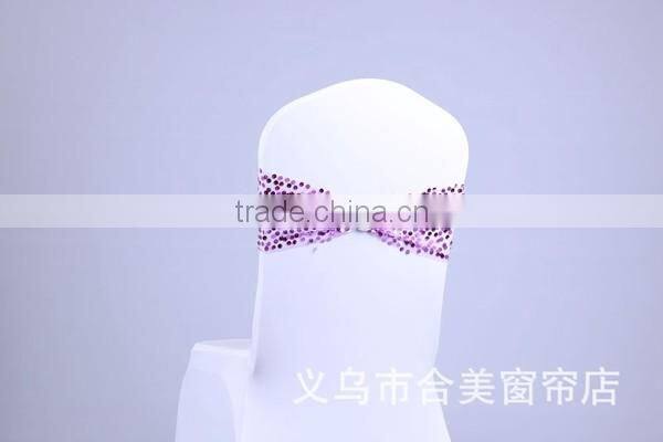 lace chair sash elastic ruffle chair sash cheap spandex chair sashes