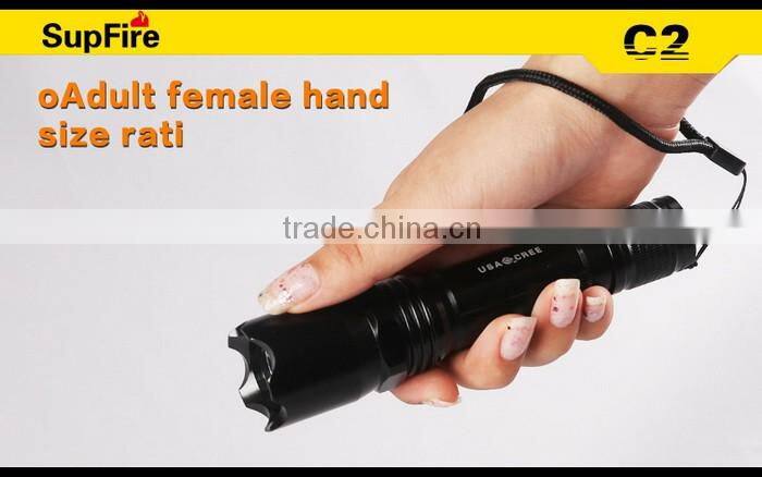 supfire c2 led night hunting torch light