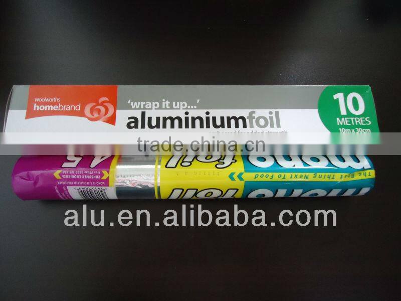 Food Service household Aluminum/Alumimium foil roll for packing and wrapping with low price