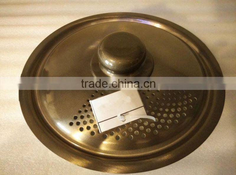 Aluminum parini nonstick ceramic casserole pot italy noodle pot with hole lid
