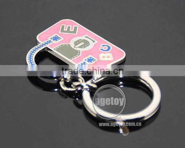 Fashion Bag Charms Handbag Shaped Promotional Enamel Metal Bag Keychain