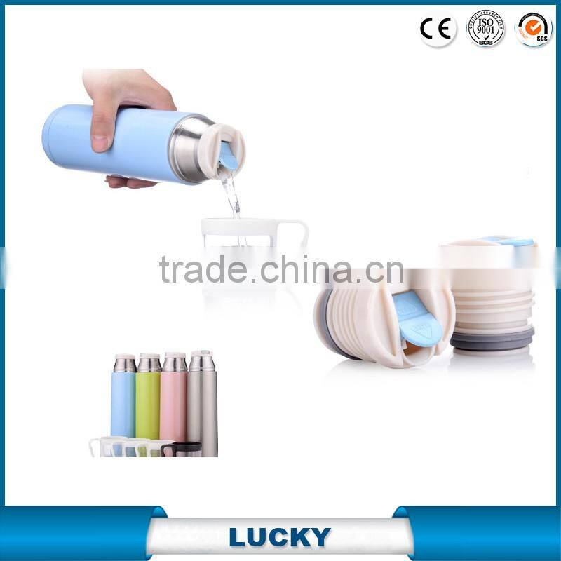 Stainless Steel Thermos Vacuum Flask with Cup Cap