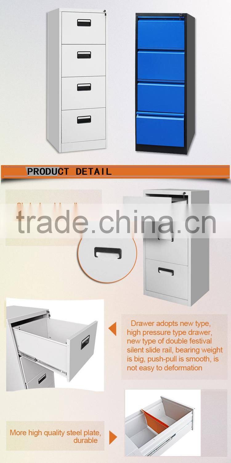 iron office drawer cabinet medical cabinet with lock for sale