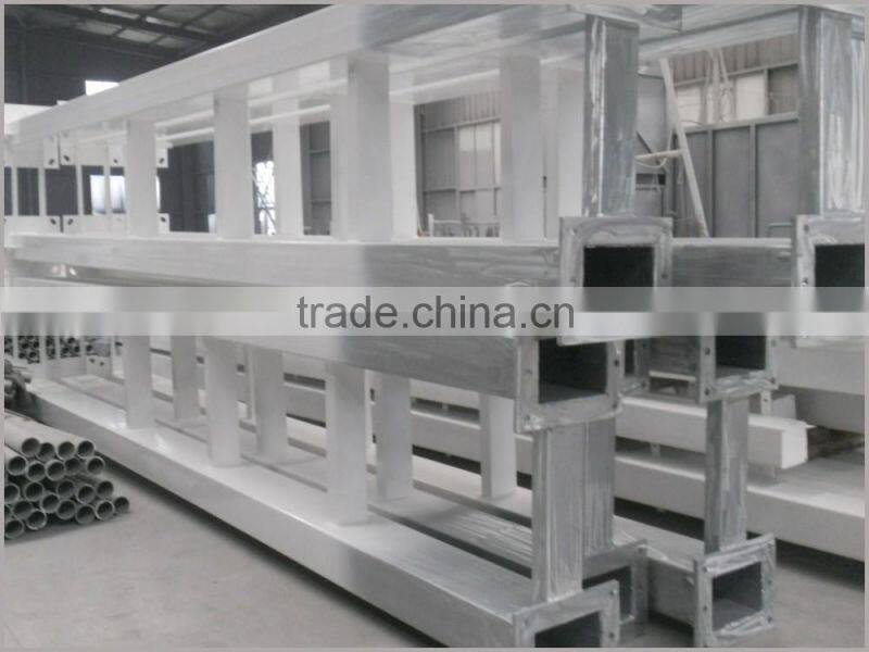 Galvanized road steel sign pole