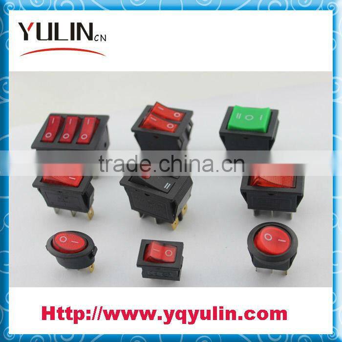 Power Khan PA66 KCD1 KCD8 KCD4 ON OFF 6A 250V Mini Rocker Switch