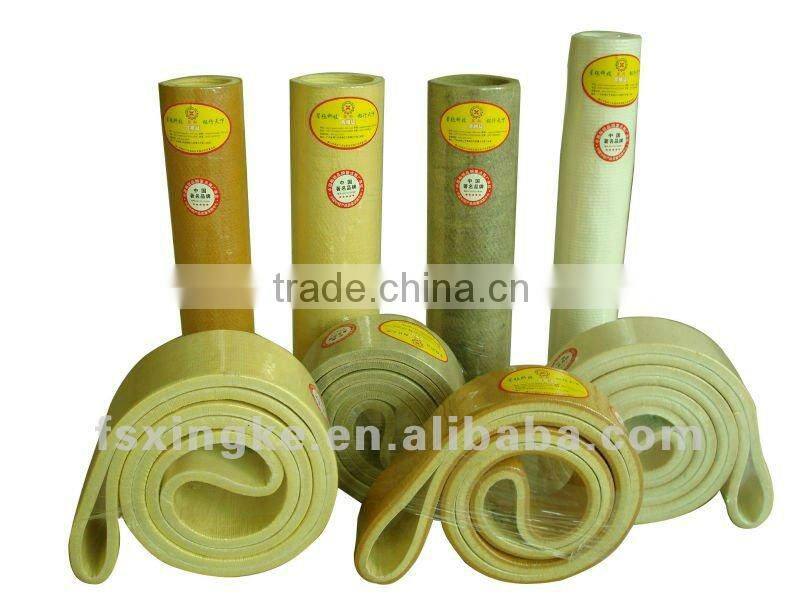 600'C heat transfer conveyor belt for aluminium extrusion