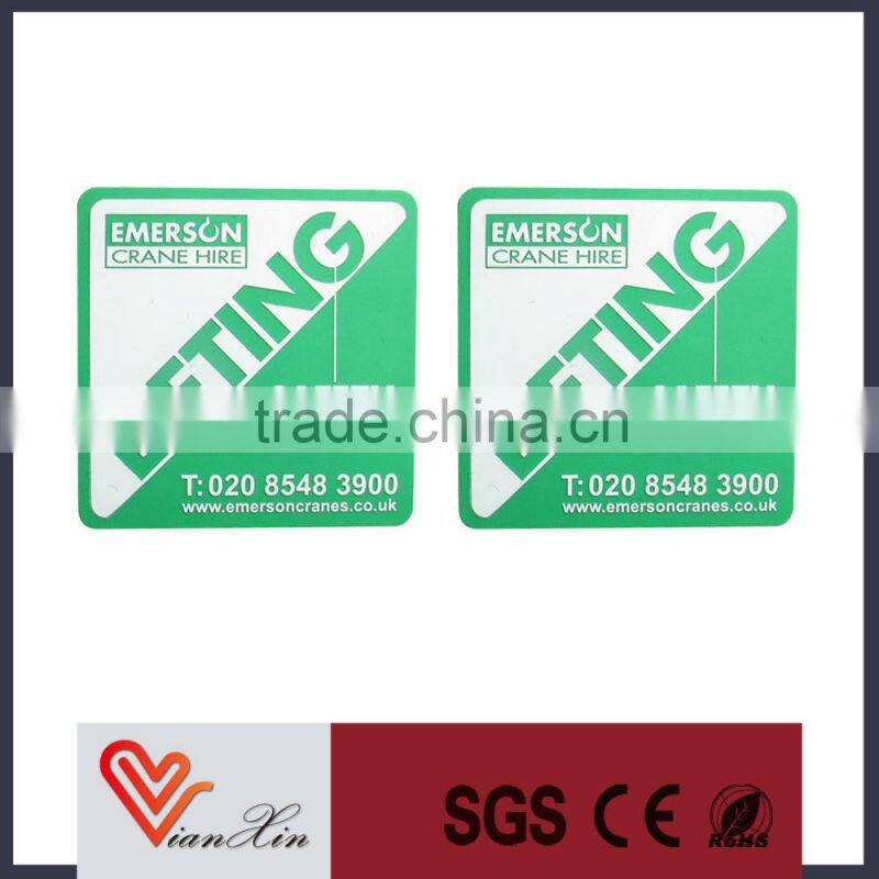 Customized shape soft PVC tea/beer coasters for sale