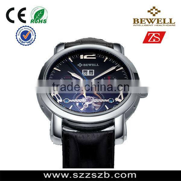 wholesale charming Men's Stainless Steel Automatic Mechanical Watch With Calendar