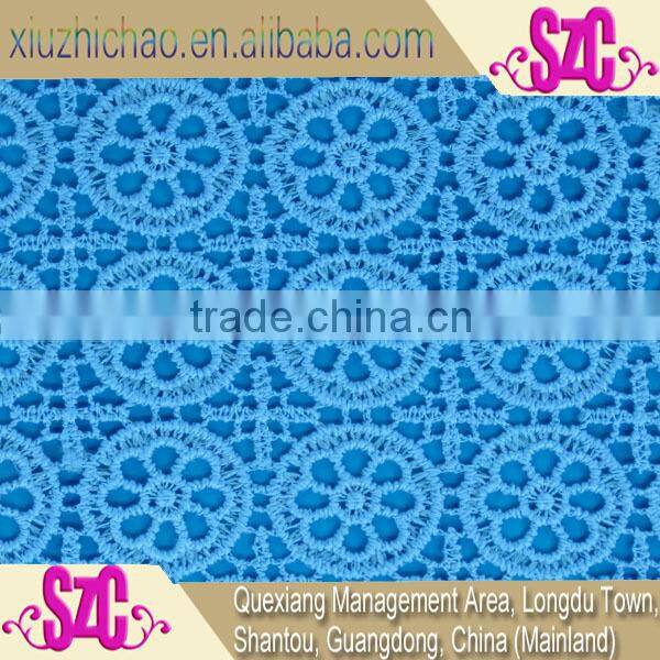 manufacture embroidery water soluble lace milk silk fabric