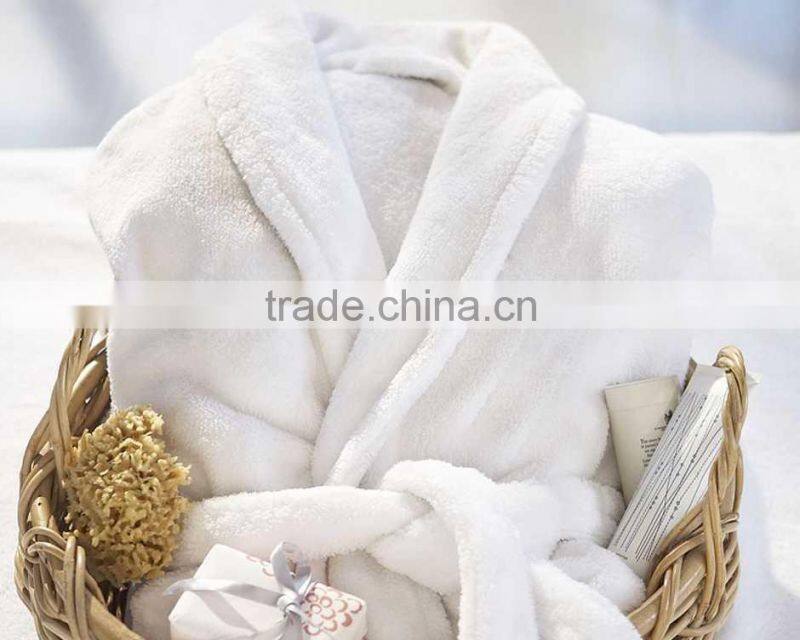 Foshan Customized 100% Cotton Towel Bathrobe For Wholesale