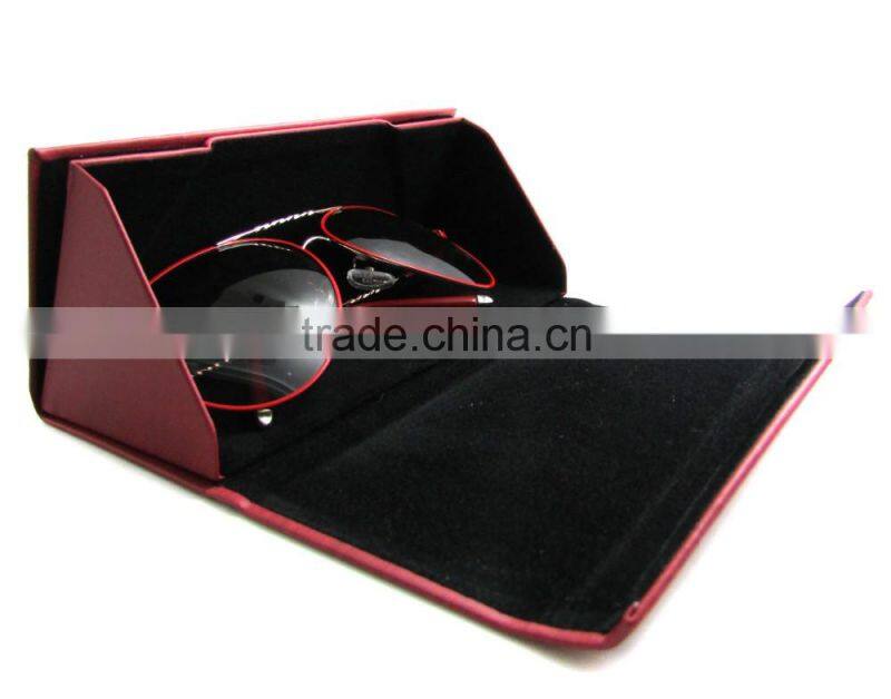handmade glasses cases/ imitation wooden grain PU cases