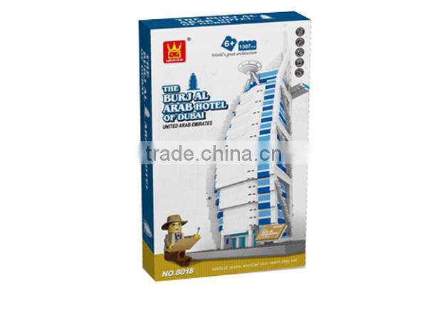 Top hot selling Model Famous Building Block good quality brick toy