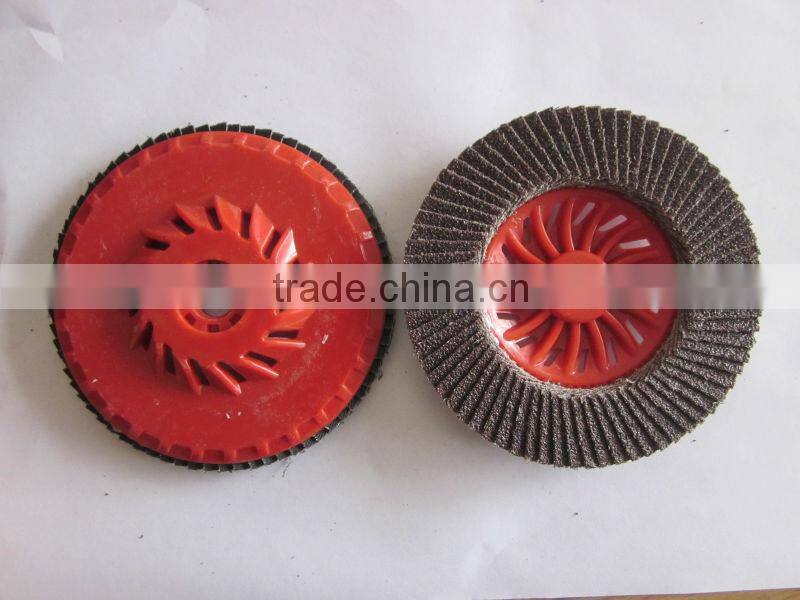 High quality flap disc T27 with plastic packing polishing s/s