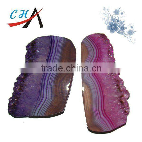 agate slices polished