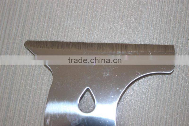 6 in 1 PUTTY KNIFE with rubber handle