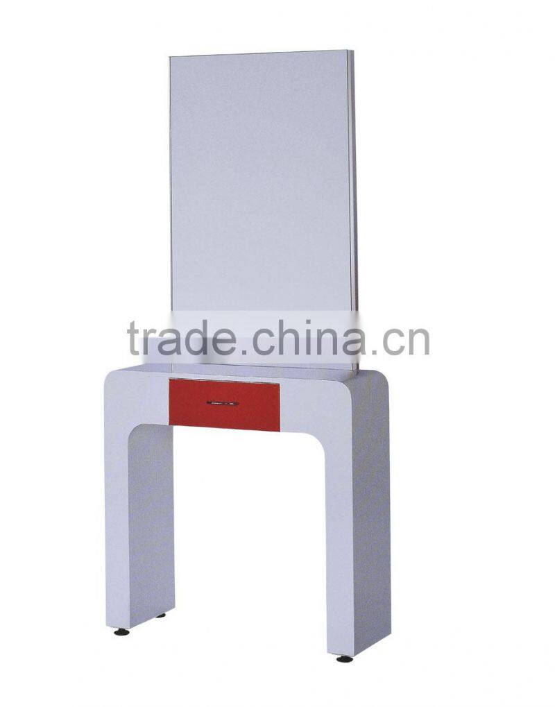2015 Wholesale wood Beauty Salon Mirror for hair beauty dressing
