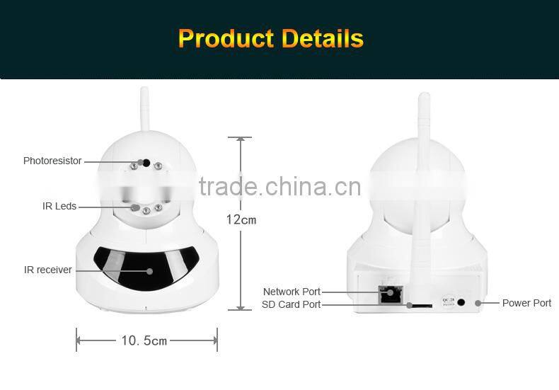 Mini wifi camera cctv camera with voice recorder support ONVIF2.0 wireless ip camera