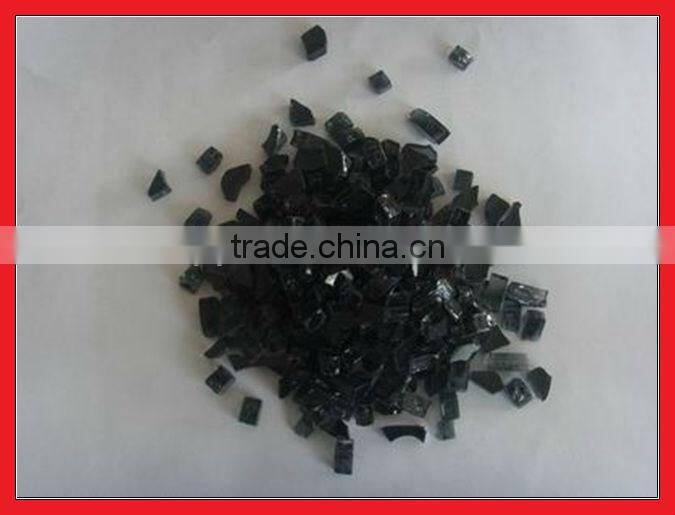 Blue color fire pit glass decoration