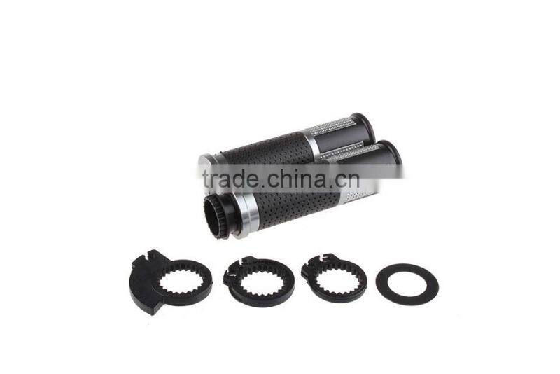 Soto Racing - 7/8'' 22mm Universal Motorcycle cnc Handle bar / Handlebar Grips leather and aluminum Material