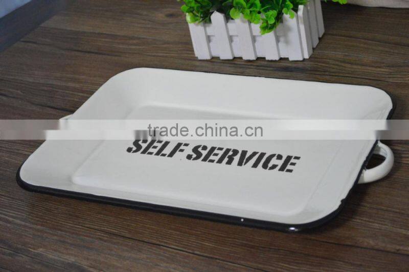 Fuquan enamel big tray