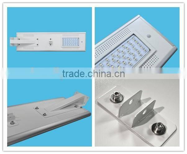 Factory price solar led street light 50w, all in one solar street light