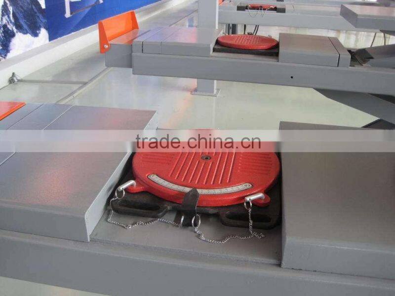Wheel alignment lift, wheel alignment scissor car lift