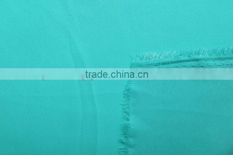 Factory direct sales 75D polyester chiffon fabric for ladys blouses and dresses,scrafts,Garment,wedding dress etc