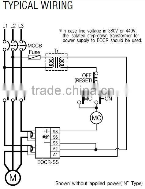 EOCR SS ELECTRONIC CURRENT OVERLOAD THERMAL RELAY