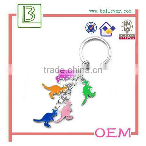 custom animal kangaroo design keychain