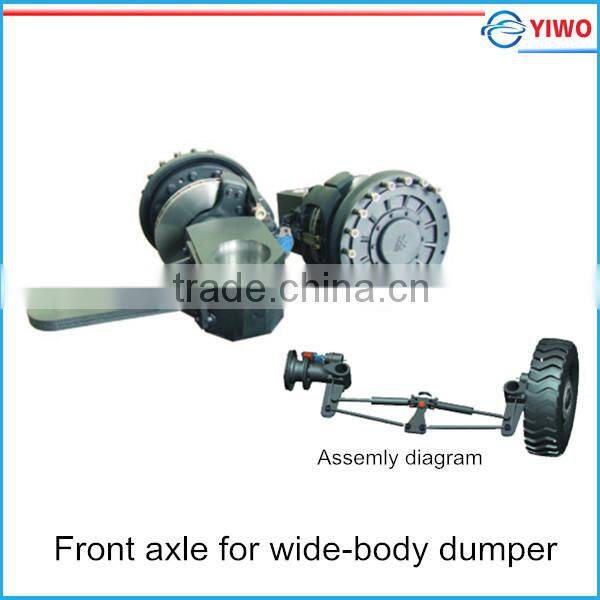 For dump truck independent wheel lifts