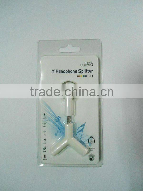 Splitter mini Y adaptor for DVD Ipod
