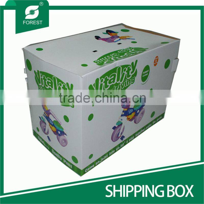 CMYK OFFSET PRINT CORRUGATED SHIPPING BOXES FOR PACKAGING TOYS