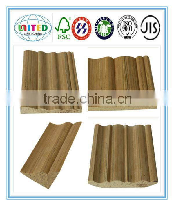 wholesale wood trim recon teak wood mouldings/engineered wood mouldings/unfinished wood block or lumber or timber